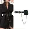 Punk JK Uniform Belts Fashion Versatile Trouser Belt for Women Jeans Bag Belt Chain