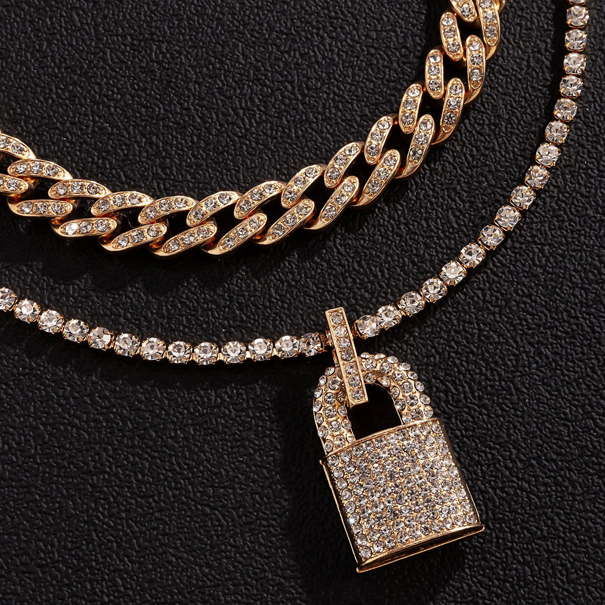 Ice lock Necklace For Men