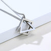 Load image into Gallery viewer, Popular Men Necklace,Interlocking Square Triangle Male Pendant,Stainless Steel Modern Trendy Geometric Necklaces,Hipster Jewelry