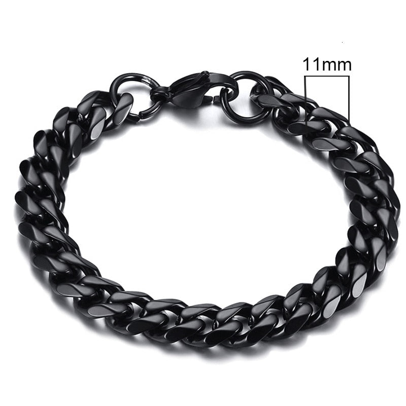 Cuban Link Chain Bracelets for Men