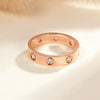 Charger l&#39;image dans la visionneuse de la galerie, Trendy Stainless Steel Rose Gold Color Love Ring for Women