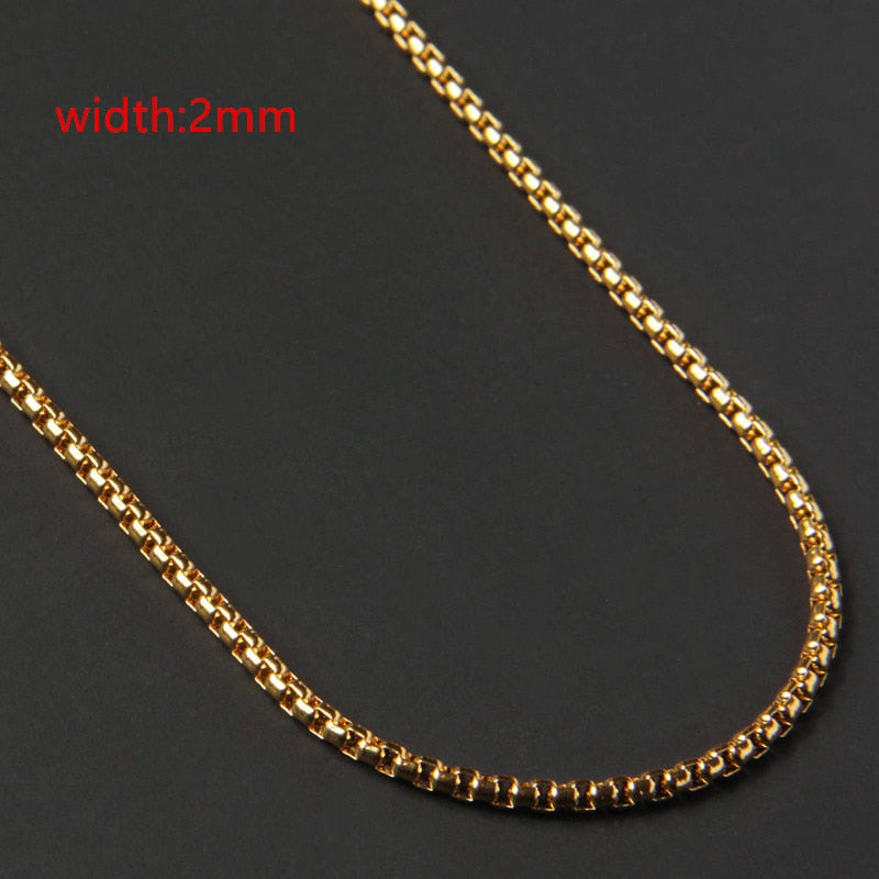 Figaro Cuban Chain Necklace For Men