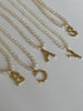 Peri Box Pearls Letters Pendant Necklaces
